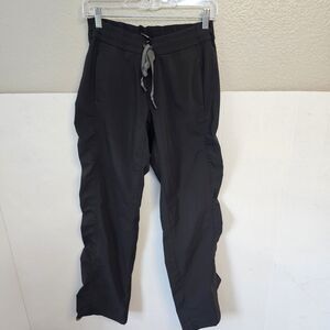 Eddie Bauer Jogger Track Pants Black Sz Small Relaxed Fit Comfort Gorp Core O298